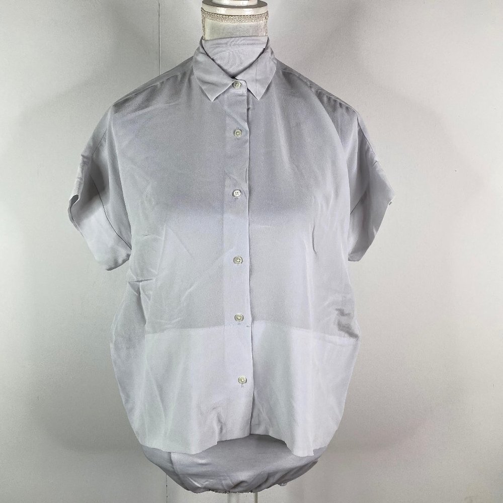 Everlane womens Square silk shirt